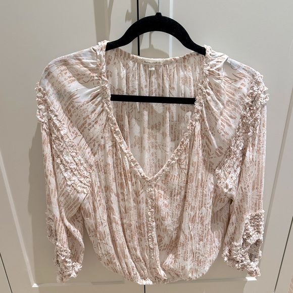 Poupette St Barth India blouse nude - Picture 2 of 10